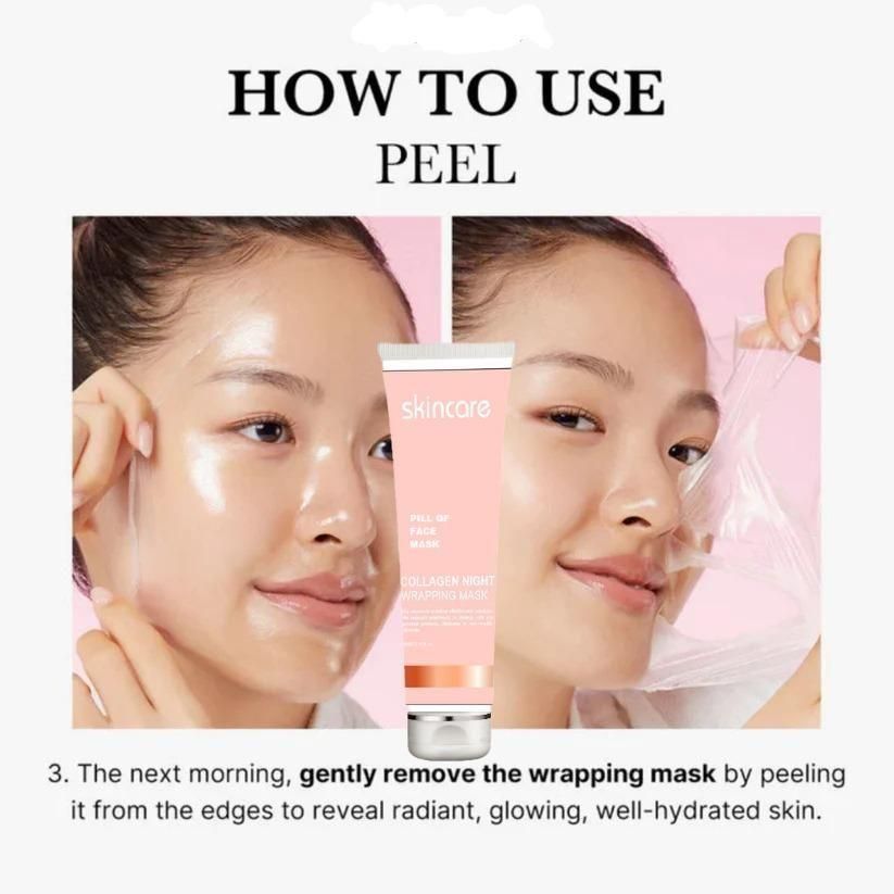Collagen Night Wrapping Peel-Off Mask Pack